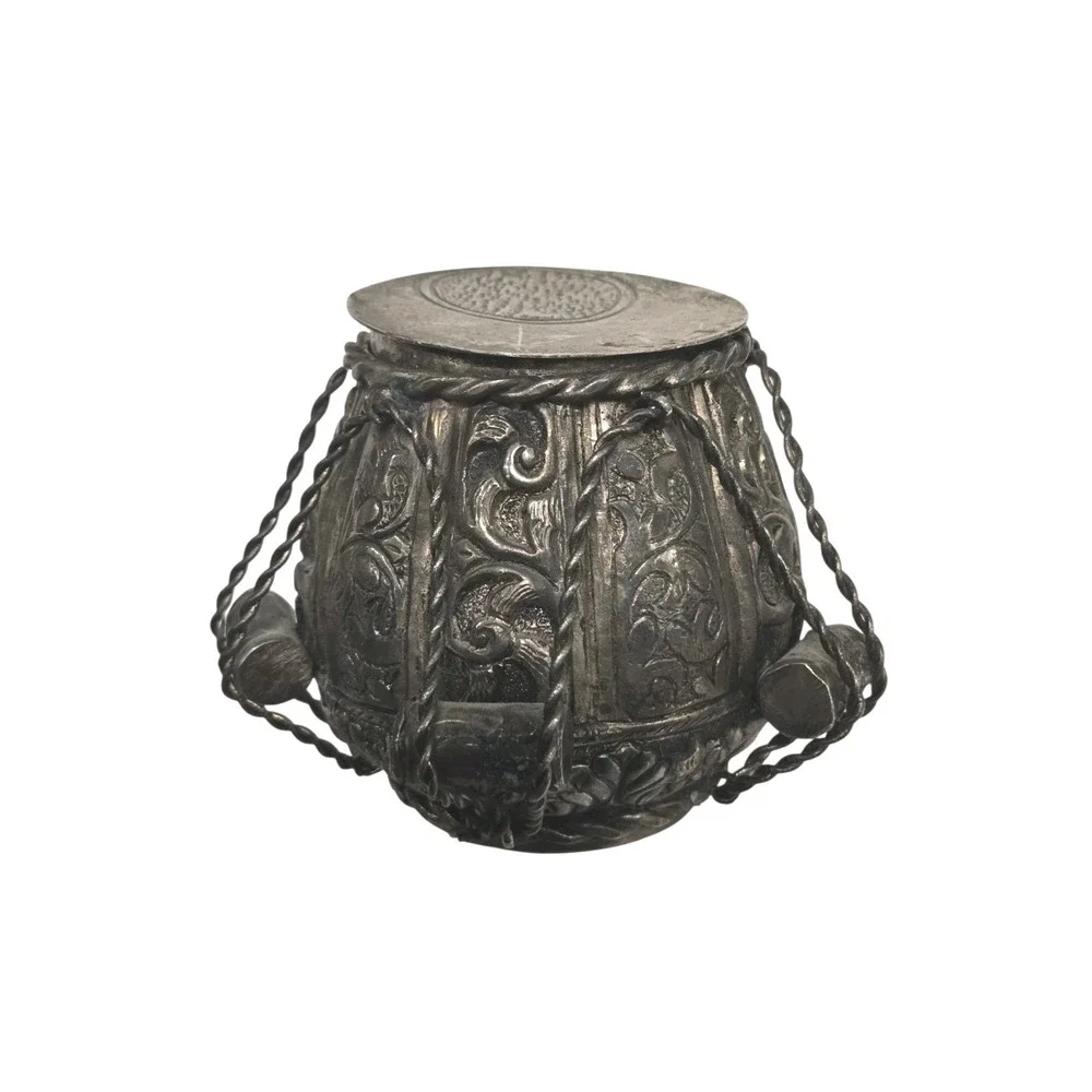 Sterling Silver Persian Middle‎ Eastern Besamim Havdalah Spice Boxes SET OF 2